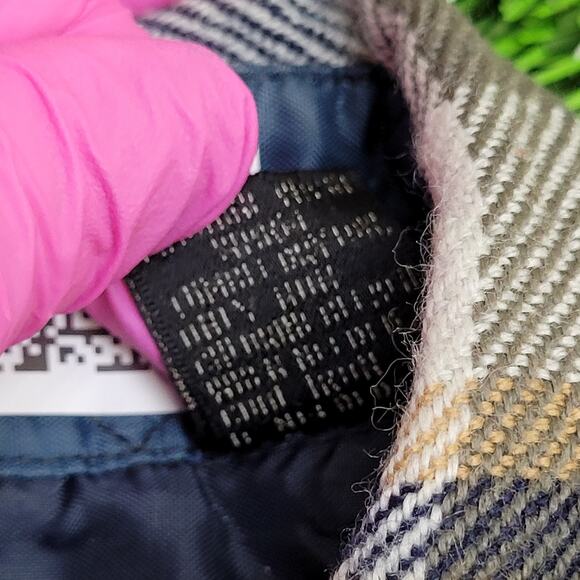 Vintage Ozark-Trail Button Shirt Medium 20x29 Shadow Plaid - Picture 12 of 16